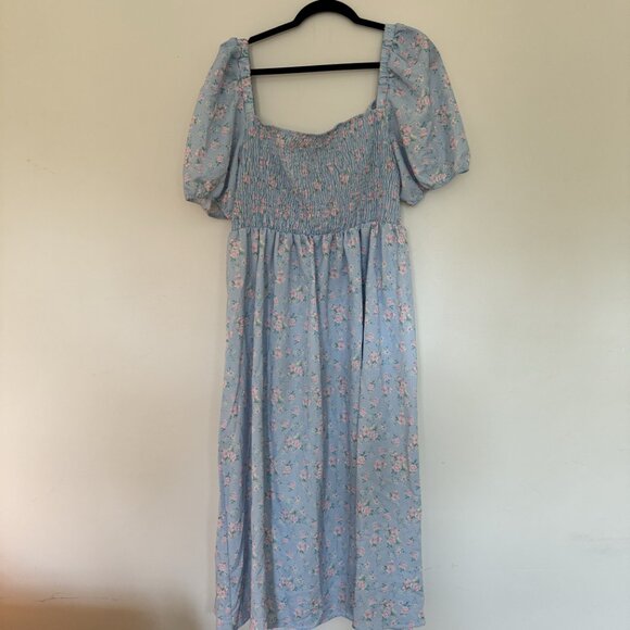 Cider Floral Cottagecore/Milkmaid Dress - Picture 3 of 4